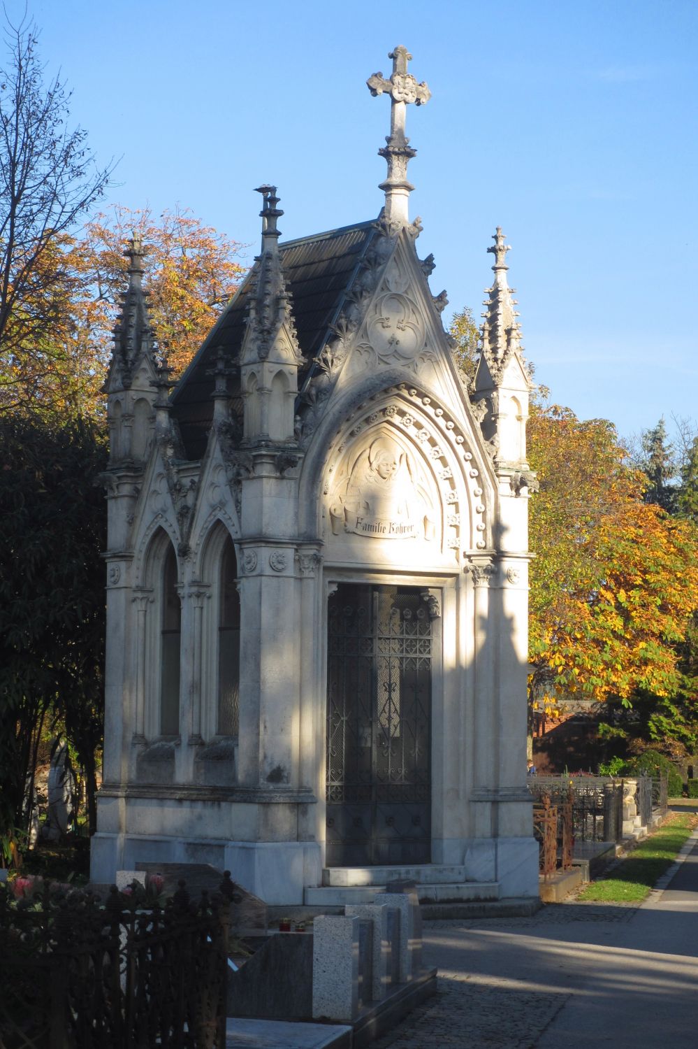 Zentralfriedhof Graz, neogotische Grabkapelle