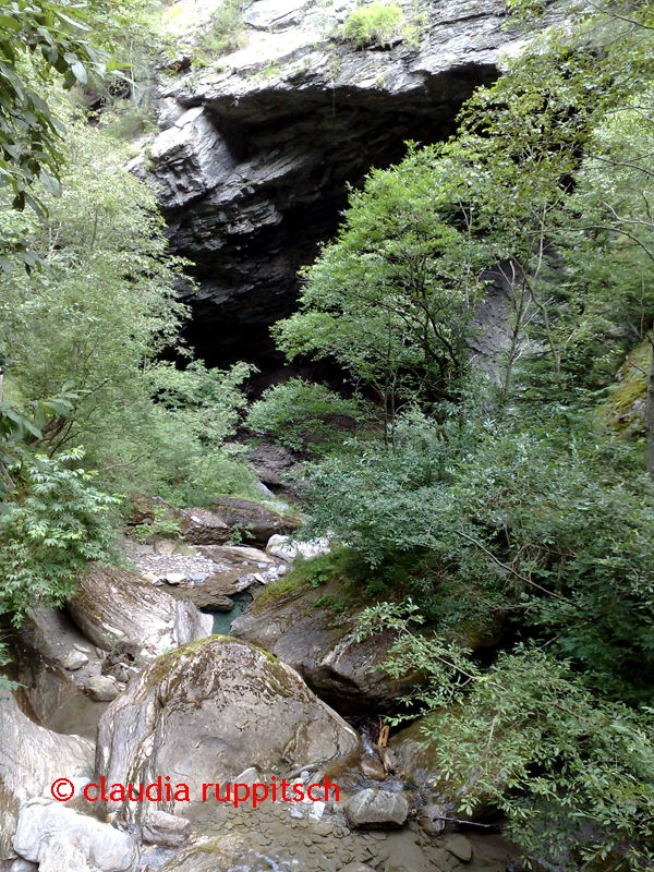 zirknitzschlucht im mölltal in kärnten