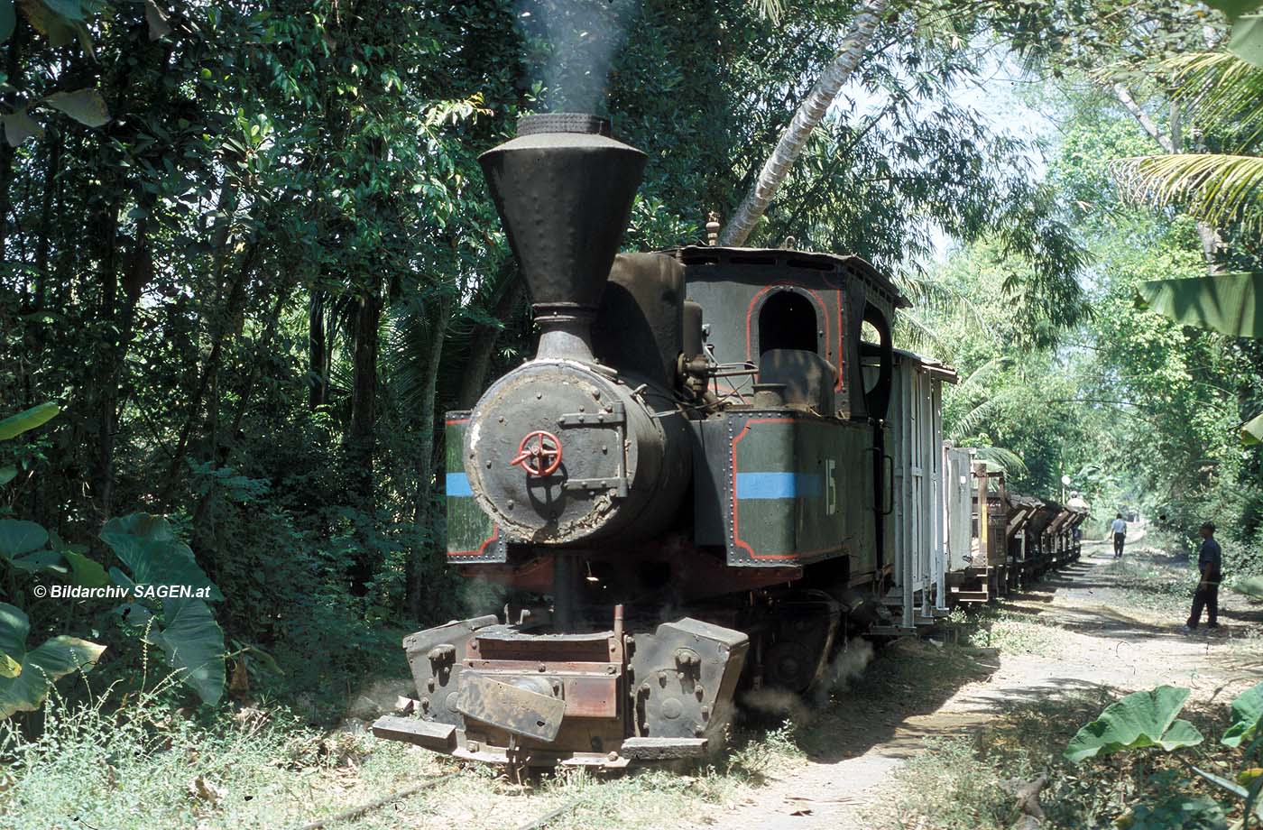 Zuckerrohrbahn Indonesien