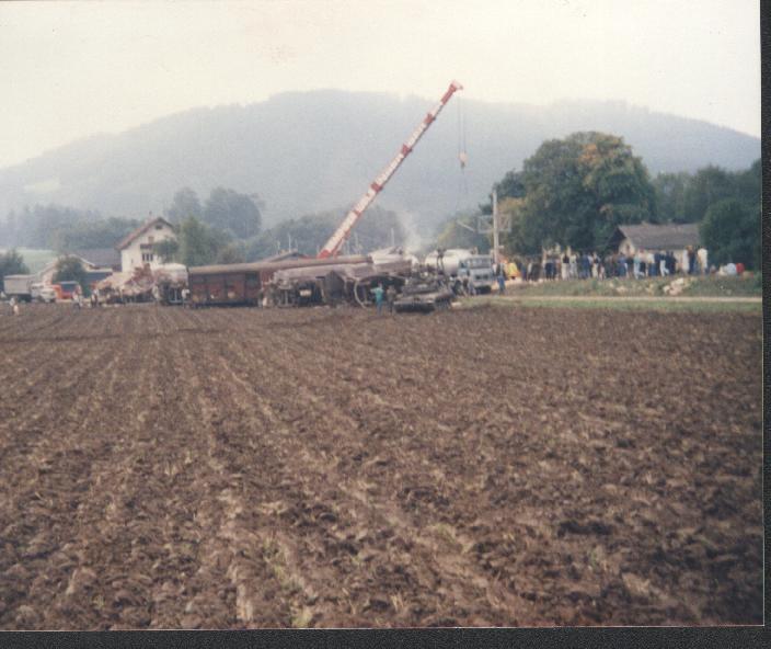 Zugunglück auf der Westbahn 1986