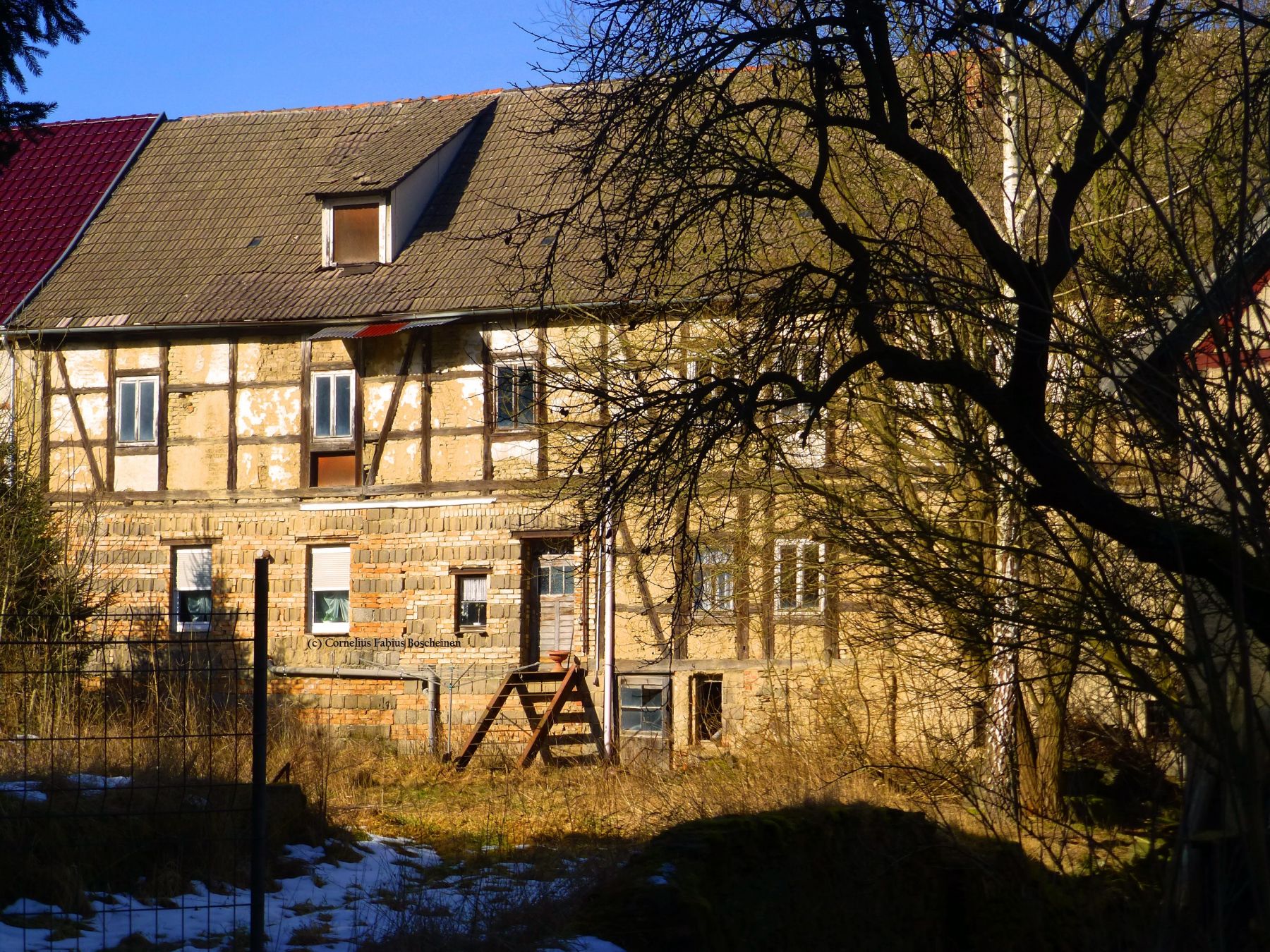 zurzeit ist keine Renovierung in Sicht. Güntersberge im Harz.