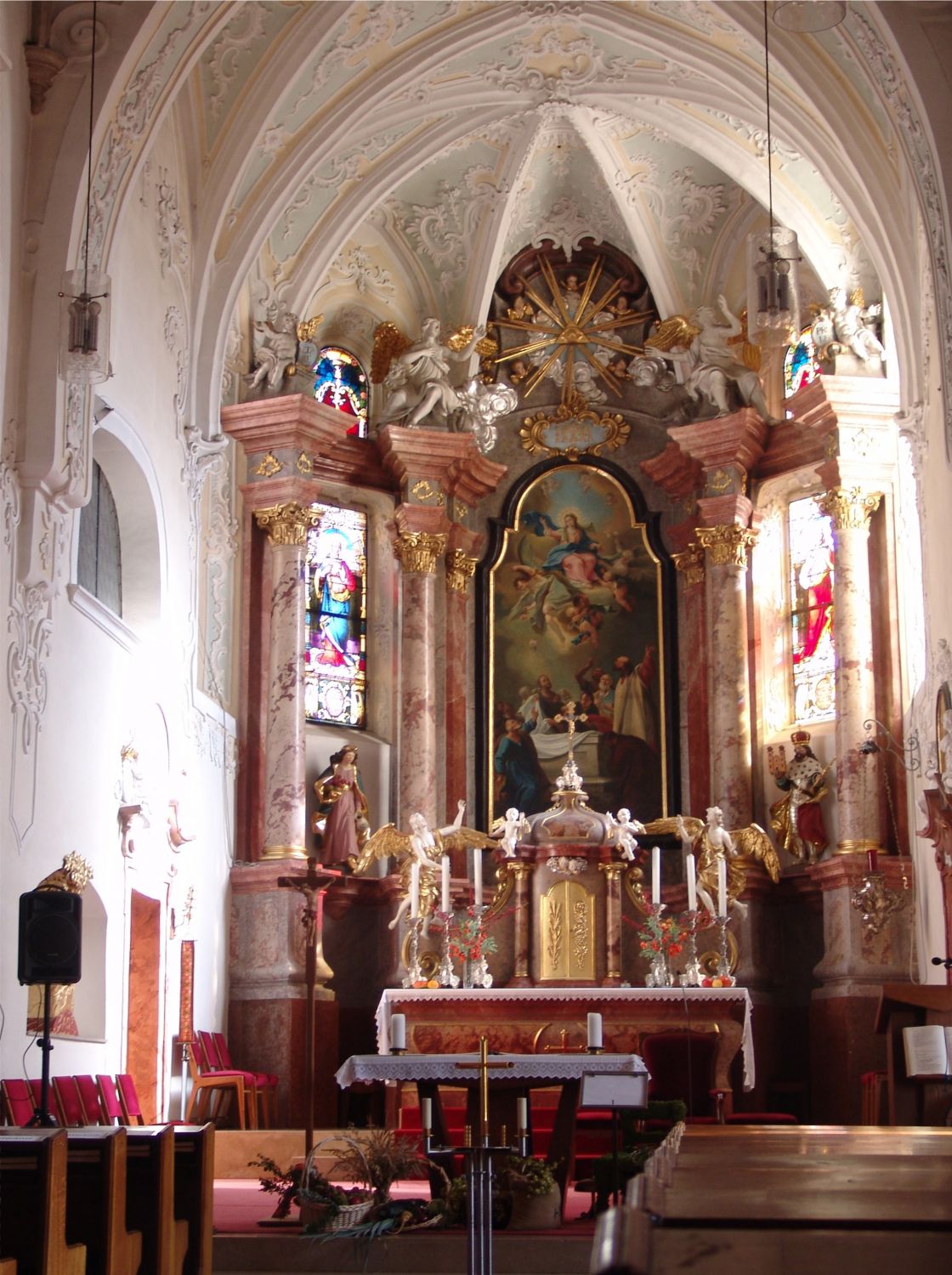 Zwettl Hauptaltar der Stadtkirche